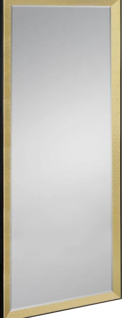 Rahmenspiegel Mara schwarz gold B/H: ca. 70x170 cm