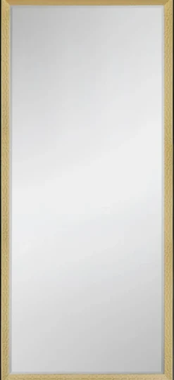 Rahmenspiegel Mara schwarz gold B/H: ca. 70x170 cm