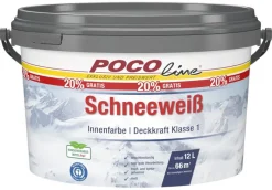 Raumfarbe Schneeweiß weiß ca. 12 l