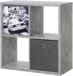 Raumteiler Max Beton Optik B/H/T: ca. 73x73x33 cm