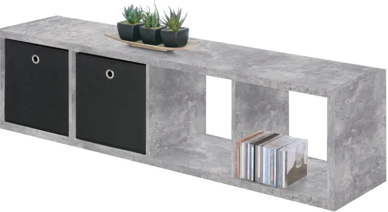 Raumteiler Max Beton Optik B/H/T: ca. 38x141x33 cm