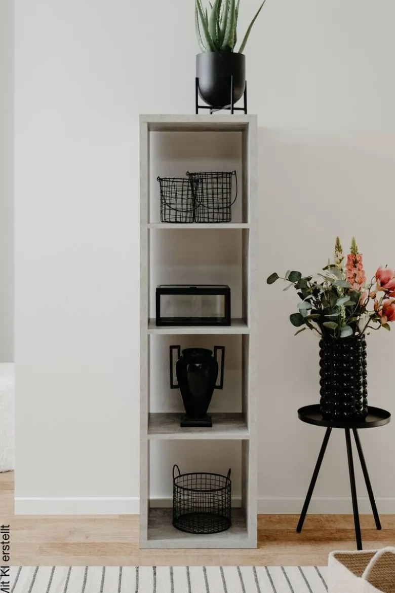 Raumteiler Max Beton Optik B/H/T: ca. 38x141x33 cm