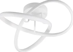 Reality Deckenleuchte Meo weiß Metall H/D: ca. 40x15 cm