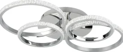 Reality LED-Deckenleuchte Cires Chrom Metall B/H/L: ca. 8,5x49,5x65,5 cm