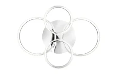 Reality LED-Deckenleuchte Cires Chrom Metall B/H/L: ca. 8,5x49,5x65,5 cm