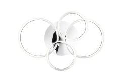 Reality LED-Deckenleuchte Cires Chrom Metall B/H/L: ca. 8,5x49,5x65,5 cm