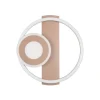 Reality LED-Deckenleuchte kaffee grau Metall B/H/D: ca. 32x5x30,5 cm