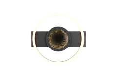 Reality LED-Deckenleuchte mattschwarz Metall B/H/D: ca. 35x5x33 cm