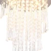 Reality LED-Deckenleuchte Pomp Chrom transparent Acryl H/D: ca. 40x30 cm