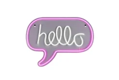 Reality LED-Wandleuchte Hello B/L: ca. 43x31 cm