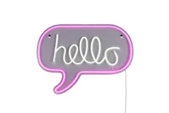 Reality LED-Wandleuchte Hello B/L: ca. 43x31 cm
