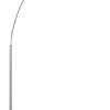 Reality Stehlampe Brasilia Chrom weiß Metall Kunststoff B/H: ca. 110x180 cm E27 1 Brennstellen