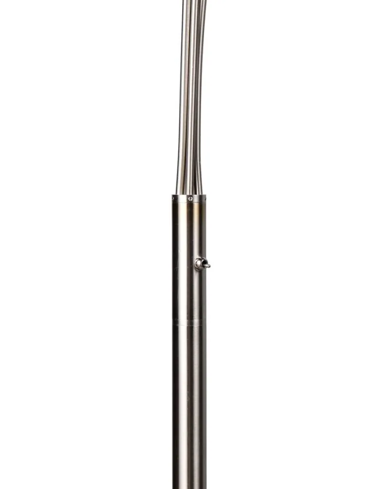 Reality Stehlampe nickel Metall GU10 5 Brennstellen