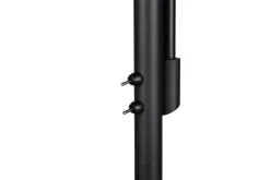 Reality Stehlampe schwarz Metall E27 2 Brennstellen