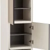 Regal Alexa creme beige B/H/T: ca. 76x165,1x33,1 cm