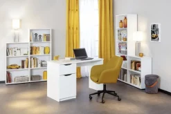 Regal Arco 3 weiß B/H/T: ca. 60x145x30 cm