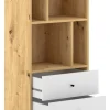 Regal BILBAO Eiche Artisan Nachbildung B/H/T: ca. 63,4x135,2x40 cm