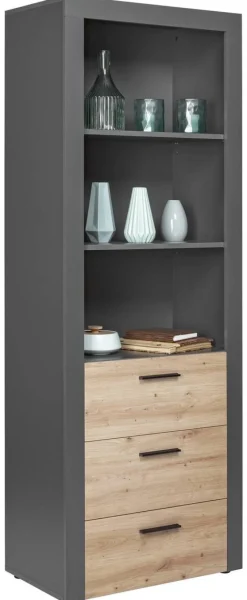 Regal Cobeto Eiche Artisan Nachbildung B/H/T: ca. 68,6x190x41,6 cm