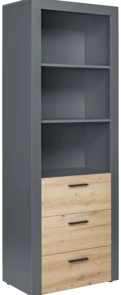 Regal Cobeto Eiche Artisan Nachbildung B/H/T: ca. 68,6x190x41,6 cm
