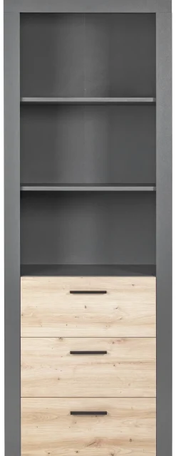 Regal Cobeto Eiche Artisan Nachbildung B/H/T: ca. 68,6x190x41,6 cm