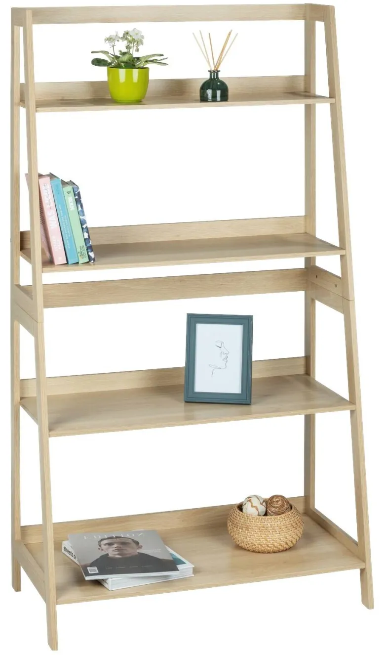 Regal Edda beige B/H/T: ca. 83x150x43 cm