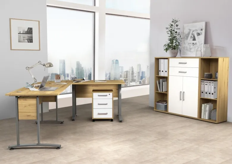 Regal Eiche Artisan Nachbildung B/H/T: ca. 41x123,5x35,5 cm
