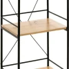 Regal Eiche Nachbildung schwarz B/H/T: ca. 34x96x27 cm