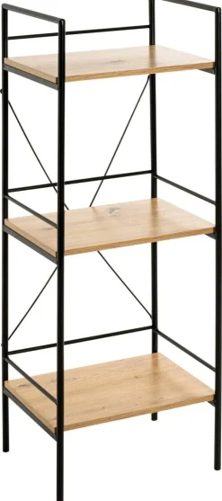 Regal Eiche Nachbildung schwarz B/H/T: ca. 34x96x27 cm