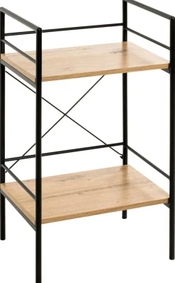 Regal Eiche Nachbildung schwarz B/H/T: ca. 34x62x27 cm