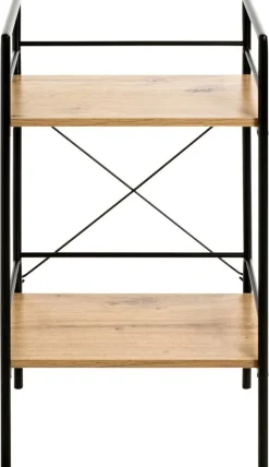 Regal Eiche Nachbildung schwarz B/H/T: ca. 34x62x27 cm