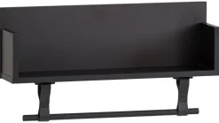 Regal Ella schwarz matt B/H/T: ca. 59,8x31,5x13,5 cm