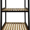 Regal Jasmin schwarz B/H/T: ca. 37x78x33 cm