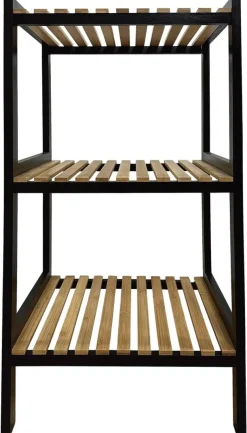 Regal Jasmin schwarz B/H/T: ca. 37x78x33 cm