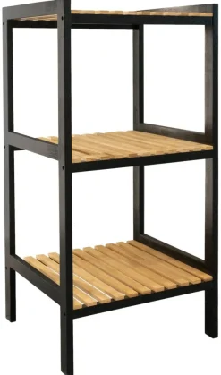 Regal Jasmin schwarz B/H/T: ca. 37x78x33 cm