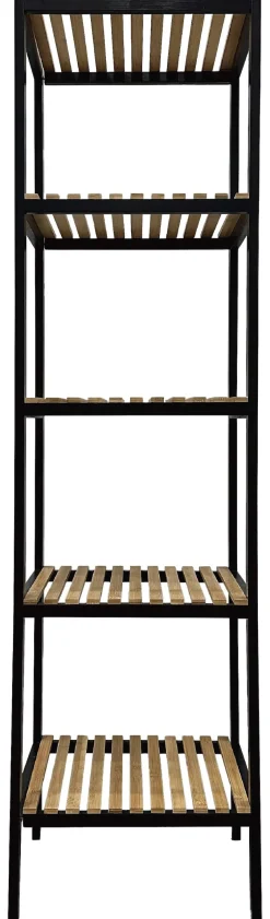 Regal Johanna schwarz B/H/T: ca. 37x140x33 cm