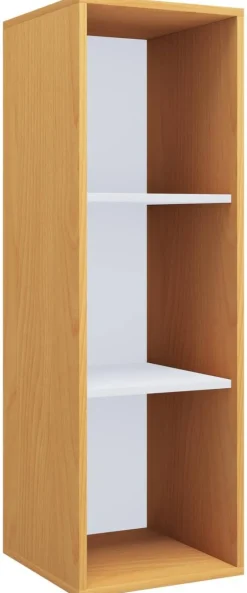 Regal Lona I buche Nachbildung weiß B/H/T: ca. 35x110x37 cm