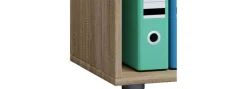 Regal Lona XL ohne Türen Eiche Sonoma Nachbildung weiß B/H/T: ca. 70x110x37 cm
