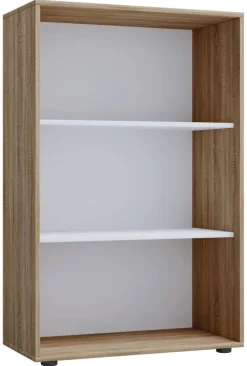 Regal Lona XL ohne Türen Eiche Sonoma Nachbildung weiß B/H/T: ca. 70x110x37 cm