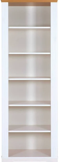 Regal Maluno weiß lackiert B/H/L: ca. 41x193,1x68 cm