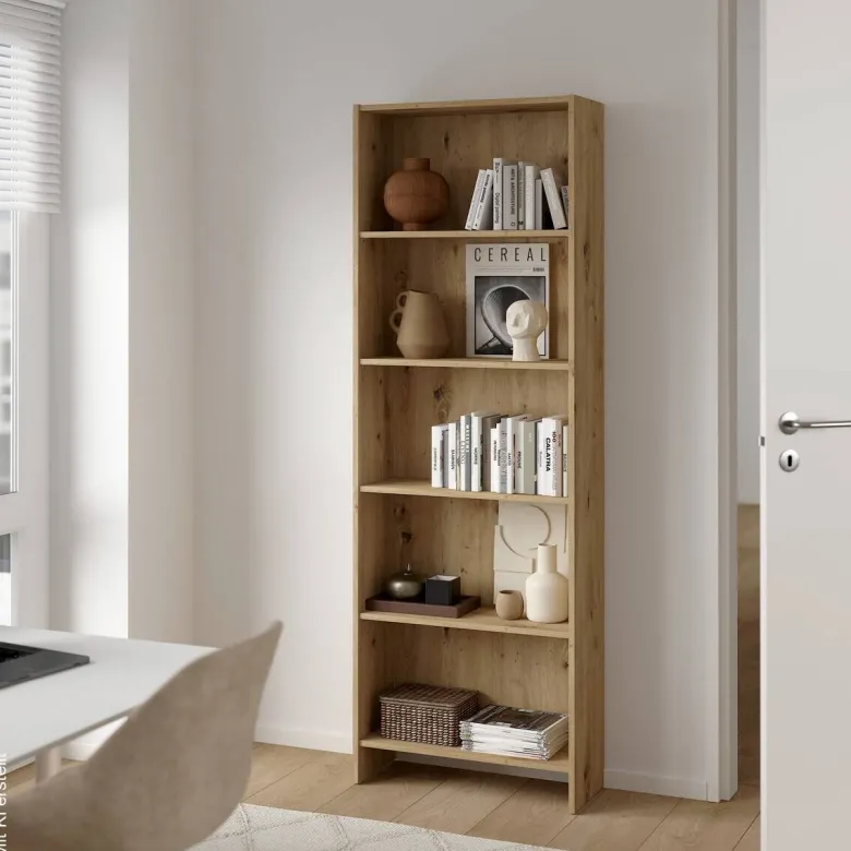 Regal Mara Eiche Artisan Nachbildung B/H/T: ca. 60x176x24 cm