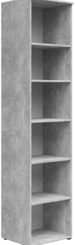 Regal Multi-Stauraum Typ 19 Beton Optik B/H/T: ca. 45x195x40 cm