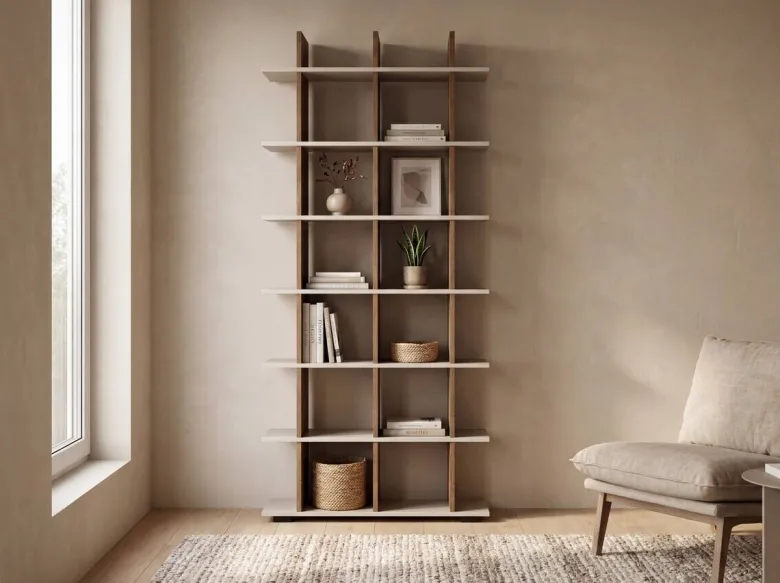 Regal Navas 20A Eiche Artisan Nachbildung Kaschmir B/H/T: ca. 80x173x25 cm