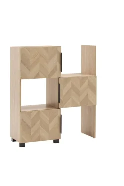 Regal Piazza Eiche Nachbildung B/H/T: ca. 78x101,6x34,7 cm