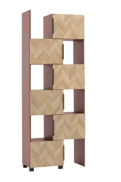 Regal Piazza mauve B/H/T: ca. 78x101,6x34,7 cm