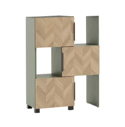Regal Piazza Pistazie Eiche Nachbildung B/H/T: ca. 78x101,6x34,7 cm