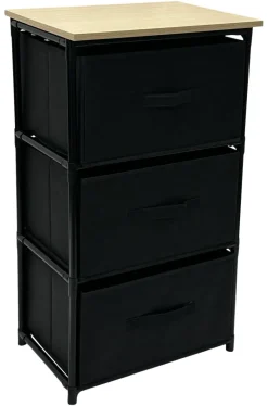Regal schwarz MDF B/H/L: ca. 40x68x30 cm