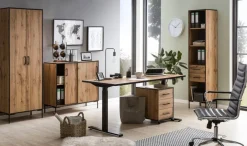 Regal Serie 2000 Eiche Landhaus Nachbildung B/H/T: ca. 40,2x194,2x39 cm