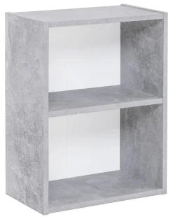 Regal Step 1 Beton Optik weiß B/H/T: ca. 41,5x54,5x25 cm