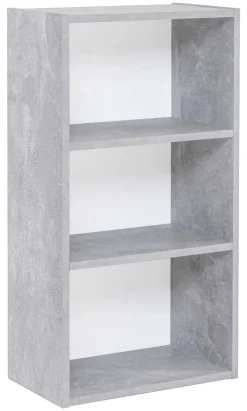 Regal Step 2 Beton Optik weiß B/H/T: ca. 41,5x78,5x25 cm