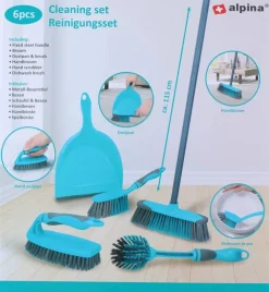 Reinigungsset 6tlg. blau Nachtblau